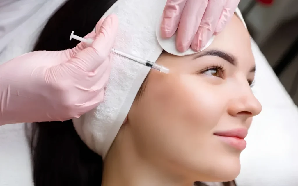 Preventative Botox: Is Starting in Your 20s or 30s Worth It? 3 Botox injection being administered to the forehead for facial wrinkle treatment